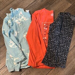 Bundle of Girls Three Long Sleeve Shirts